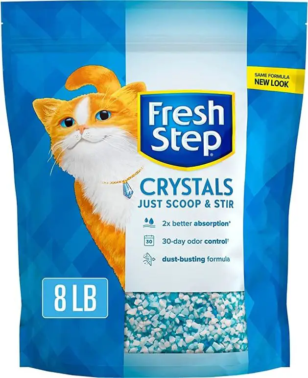 Fresh Step crystal cat litter
